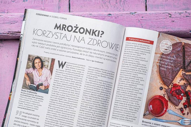 Porównanie świeżych i mrożonych produktów
