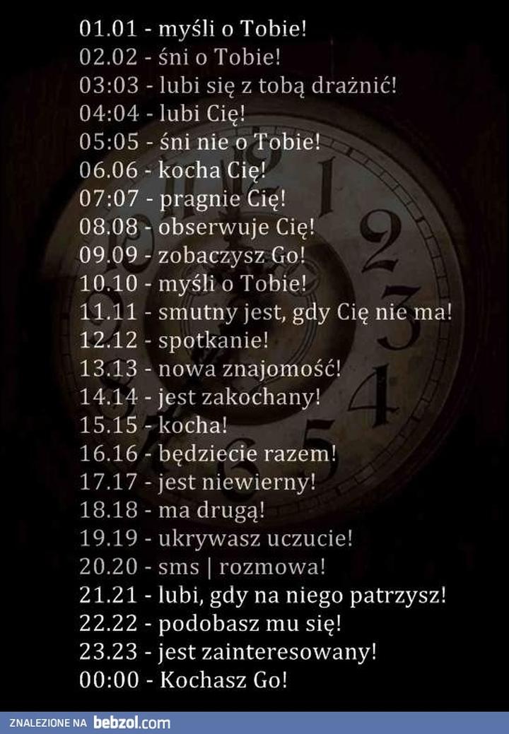 Psychologia godzin w uczuciach