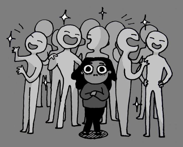 Uczucia nieśmiałego mężczyzny