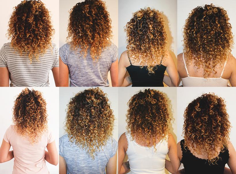 Naturalny skręt loków