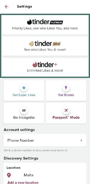 Zmiana lokalizacji na Tinderze